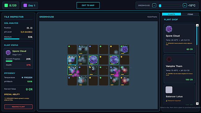 ExoFlora: First Seeds