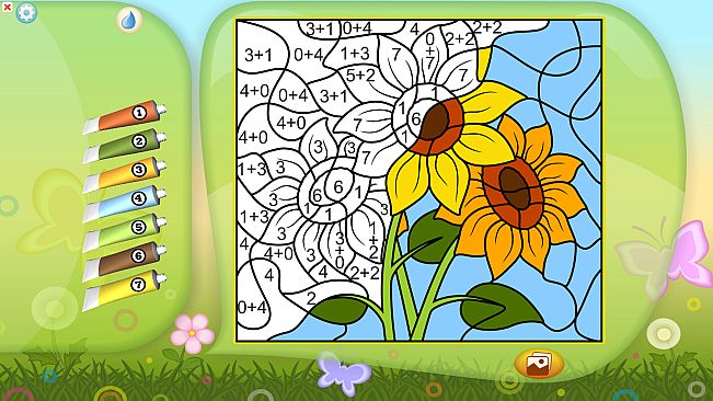 Color by Numbers - Flowers