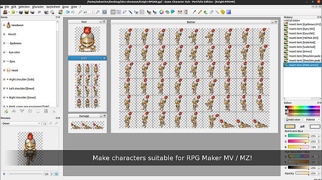 Game Character Hub PE: 2D Customizable Character - Male