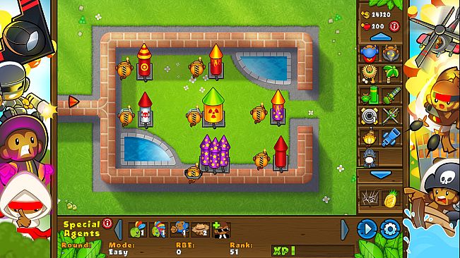 Bloons TD 5 - Fireworks Mortar Tower Skin