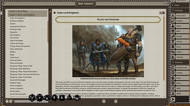 Fantasy Grounds - Campaign Builder: Castles & Crowns