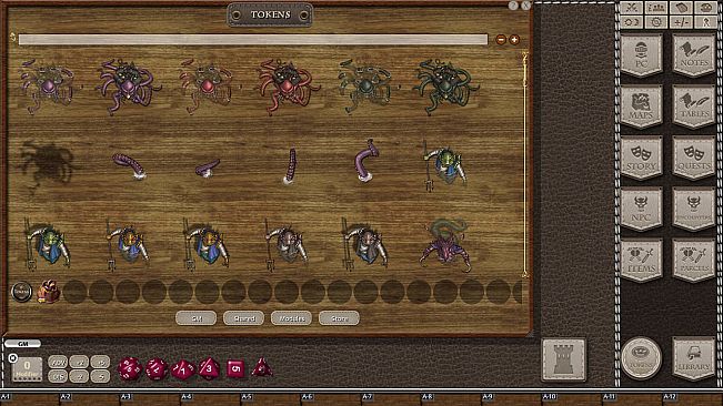 Fantasy Grounds - Jans Token Pack 32 - Aquatic Creatures 2