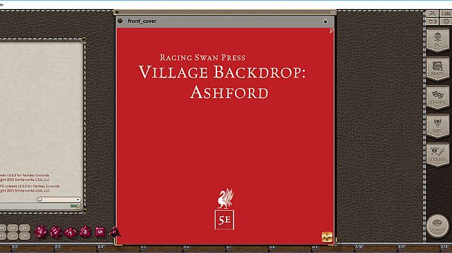 Fantasy Grounds - Village Backdrop: Ashford (5E)