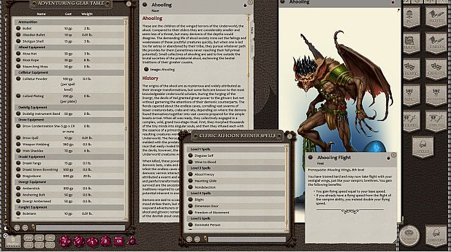 Fantasy Grounds - Underworld Races & Classes (5E)