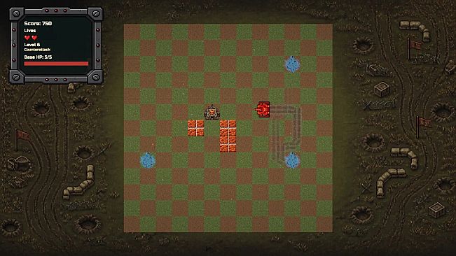 Red Tanks vs Lizard