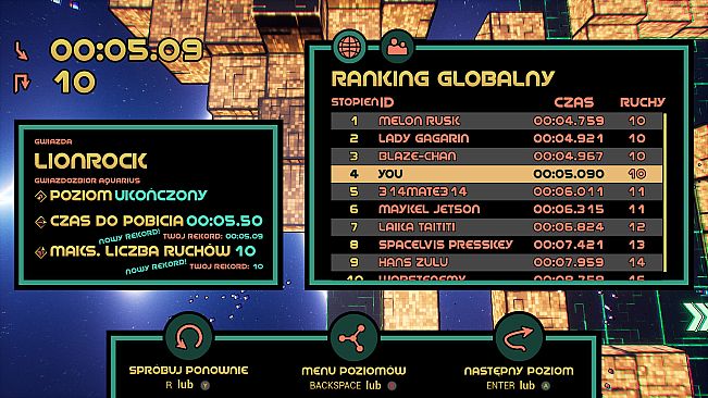 Blaze in Space: Beat a-Maze