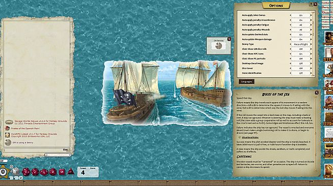 Fantasy Grounds - Savage Worlds Setting: Pirates