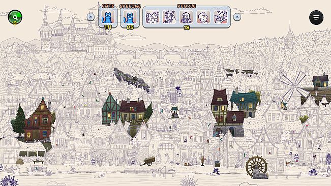 Hidden Cats in Spooky Village