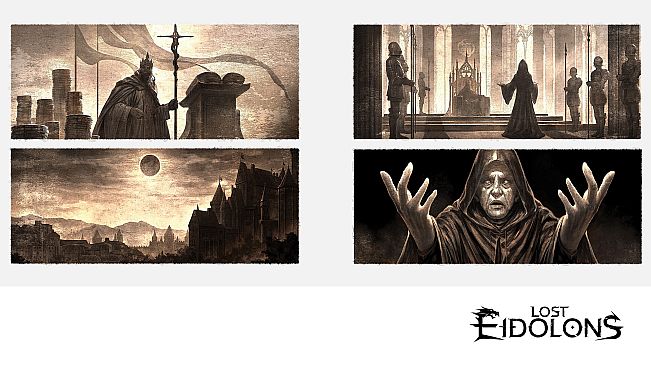 Lost Eidolons - Artbook & World Map