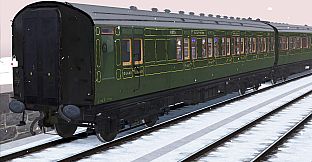 TS Marketplace: Maunsell 59ft Low Window Corridor Coach Pack Southern Olive Green