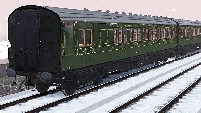 TS Marketplace: Maunsell 59ft Low Window Corridor Coach Pack Southern Olive Green