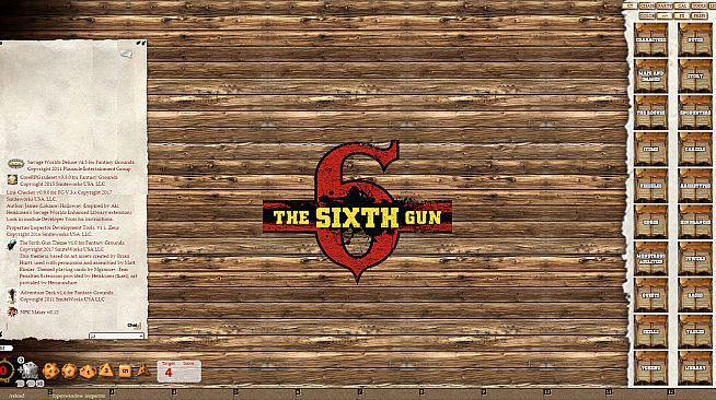 Fantasy Grounds - The Sixth Gun Roleplaying Game (Savage Worlds)