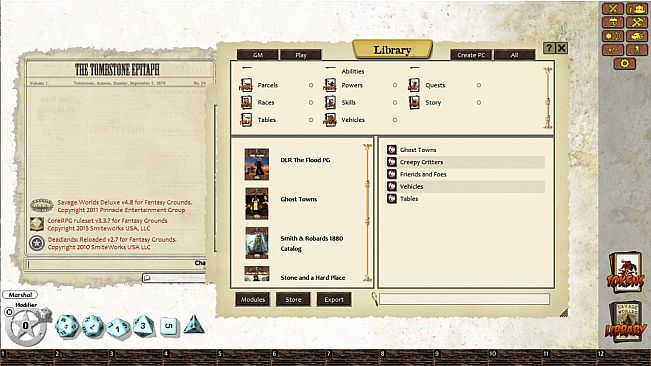 Fantasy Grounds - Deadlands Reloaded: Ghost Towns (Savage Worlds)