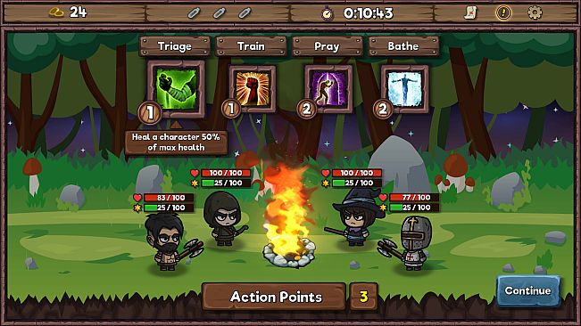 Forgotten Heroes: Roguelike Turn-Based RPG