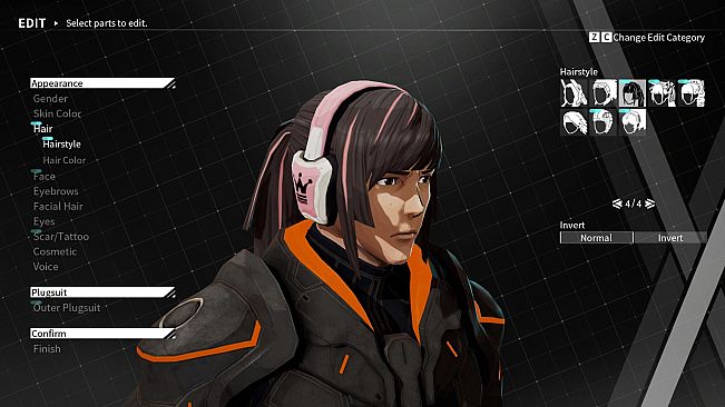 DAEMON X MACHINA - Outer Hairstyles Bundle 1