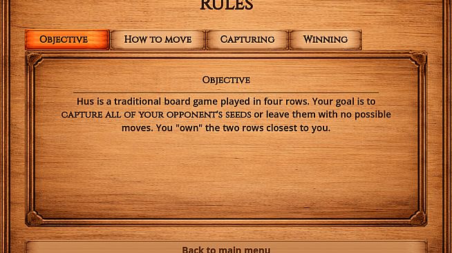 Hus: The 4-Row Mancala