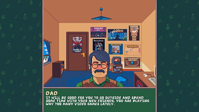 Touch Grass: A Bit-Sized Christmas Adventure