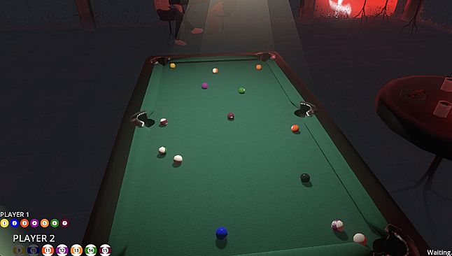 Friends Play Pool