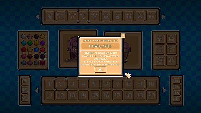 Pixelart Character Creator