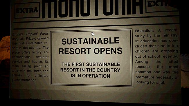 MONOTONIA: First Contact