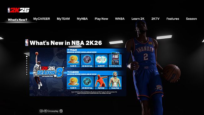 NBA 2K26 MyTEAM Season 8 Bonus Offer