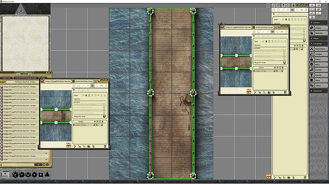 Fantasy Grounds - Pathfinder RPG - Map Pack: Bridges