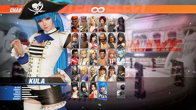 DOA6 Pirates of the 7 Seas Costume - Kula Diamond