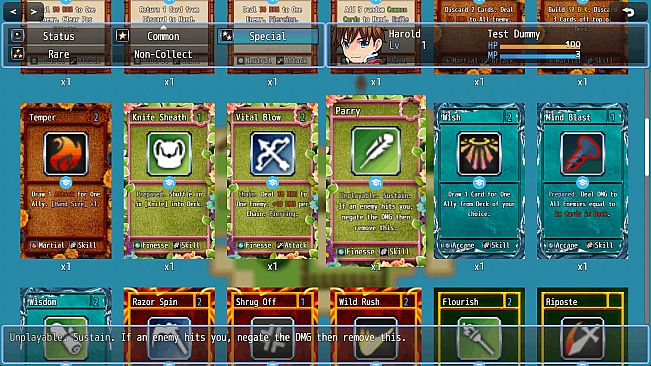 RPG Maker MZ - Card Frame Starter Pack