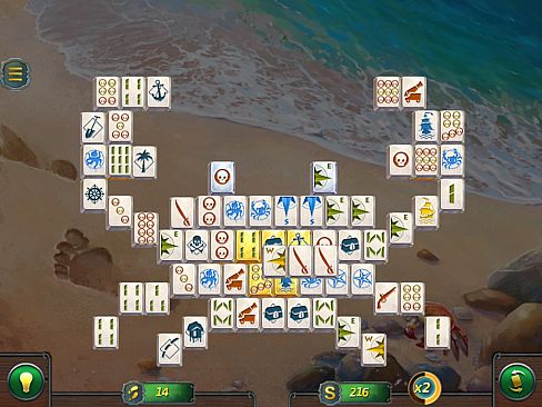 Mahjong Gold 2. Pirates Island