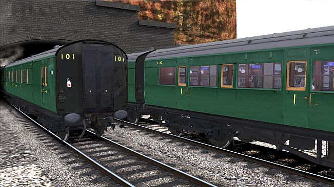 TS Marketplace: Maunsell 59ft Low Window Corridor Coach Pack Southern Malachite Green