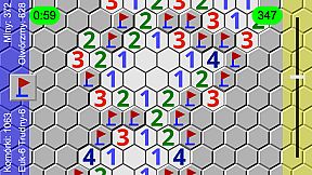 Non-Euclidean Minesweeper