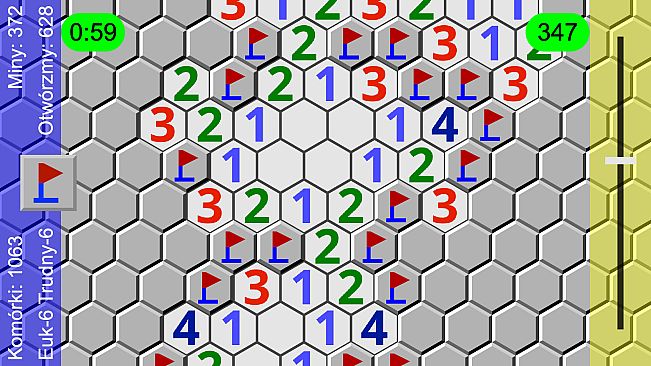 Non-Euclidean Minesweeper