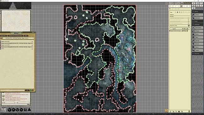 Fantasy Grounds - Pathfinder RPG - Pathfinder Flip-Mat - Bigger Caverns