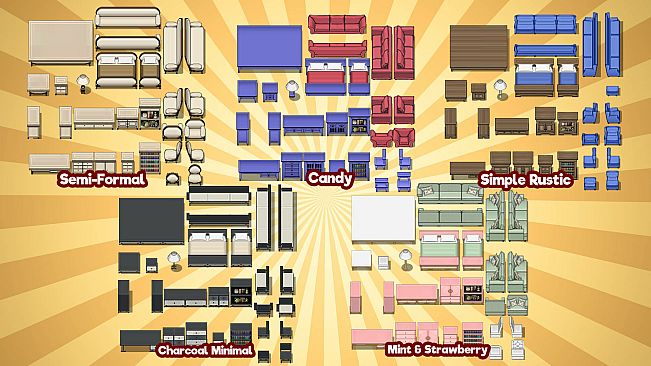 RPG Maker MV - KR Furniture Store - Modern Suites Tileset