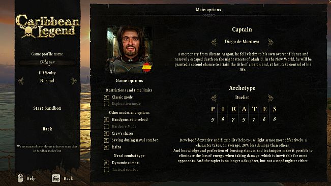 Caribbean Legend: Sandbox