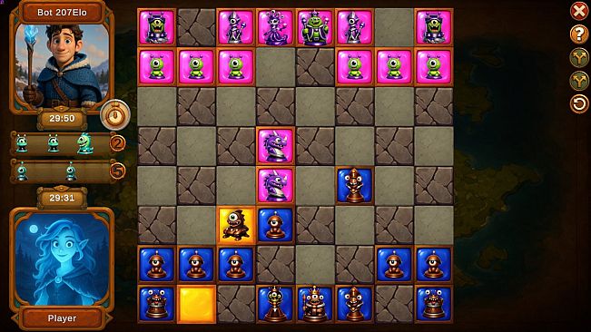Choc Tactic 4 Chess Master - Witty Alien Gambit