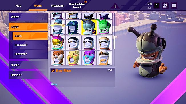 Worms Rumble - Spaceworm and Alien Double Pack