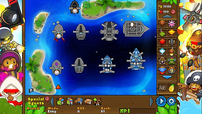 Bloons TD 5 - Navy Monkey Buccaneer Skin