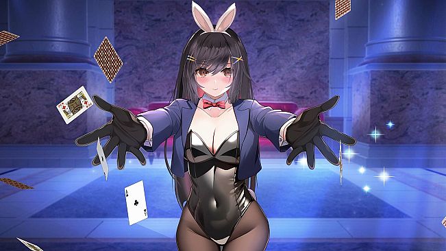 NTR sex with bunny girl!? Strip poker in casino...! ASMR Soundtrack