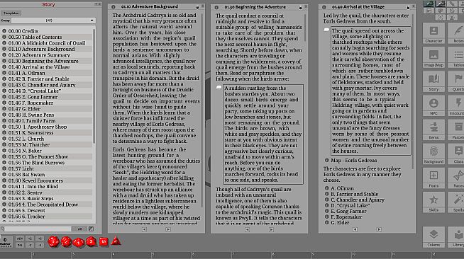 Fantasy Grounds - Quests of Doom 4: A Midnight Council of Quail (5E)