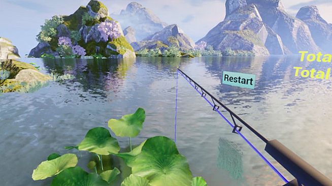 VR Fishing at Lotus Lakes