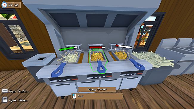 Seaside Cafe Rush Hour