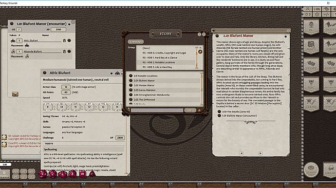 Fantasy Grounds - Village Backdrop: Hard Bay (5E)
