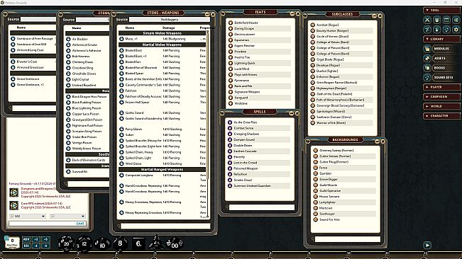 Fantasy Grounds - Skullduggery: The 5E Urban Fantasy Companion