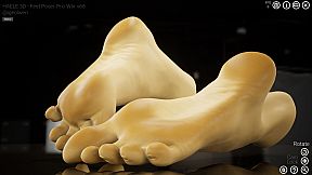 HAELE 3D - Feet Poses Pro - Drawing References