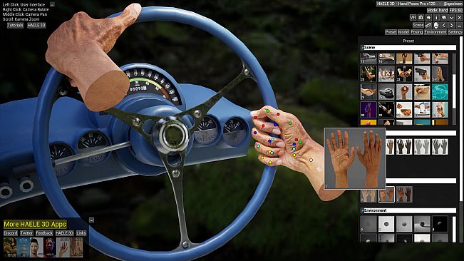 HAELE 3D - Hand Poses Pro - Drawing References