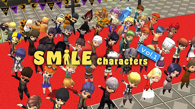 SMILE GAME BUILDER SMILE Characters Vol.1