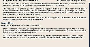 Nancy Drew: The Missing Crowley Will