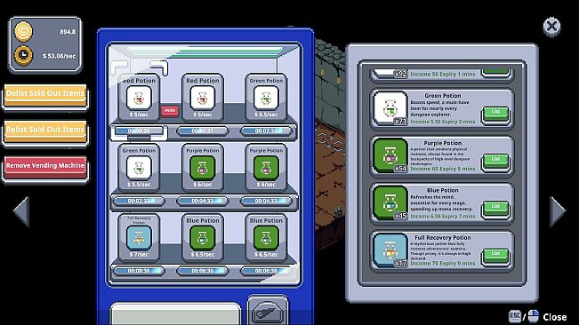 Dungeon Vending Machines