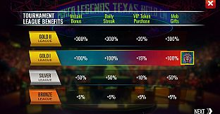 Poker Legends: Texas Hold'em Poker Tournaments